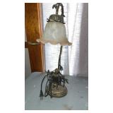 Vintage Art Nouveau Style Cast Table Lp,