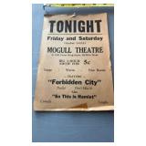 Vintage Mogul Theatre Playbill Forbidden City