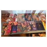 Miscellaneous adult magazines