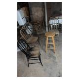 4 Chairs & Stool