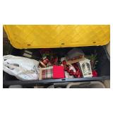Tote with lid and Miscellanious Christmas