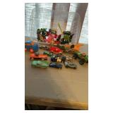 Collection of mini cars and trucks
