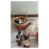 Grouping of Christmas decorations