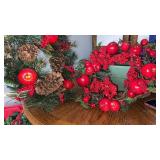 2 Christmas wreaths /table decorations