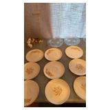 Lot of tea cup plates