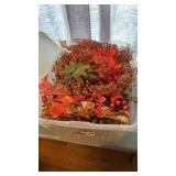 Fall Decor Decorations in Tub