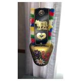 Swiss vintage brass ornamental cowbell with