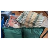 Bedding & Pillows in Tub