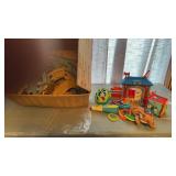 Fisher Price Rescue Firehouse, some accessories,