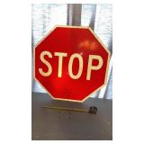 Vintage Defunct Stop Sign