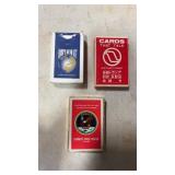 3 Miscellaneous Playing Card Decks, Kennedy Space