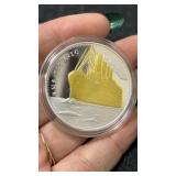 100th anniversary RMS titanic medal  2 3/4 inch