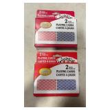 2 Classic Games Playing Cards Double Deck Packs