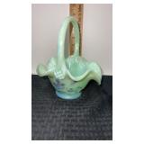 Fenton  decorative basket   Approximately 7.5 x