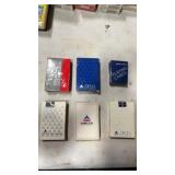 6 Airline Advertising Playing Cards, Northwest
