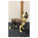 Boston terrier bull dog cast iron  heavy door