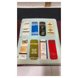 Binder with miscellaneous matchbook covers