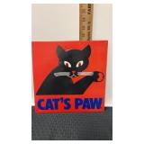 Advertising metal sign Cats paw approximately  11