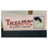 Advertising  Thelma. The Queen of perfumes metal