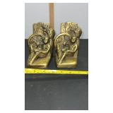 2 Brass Maritime Bookends