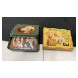 Tin with Sealed gone with the wind playing cards