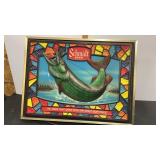 Vintage Schmidt Beer Plastic Lighted Sign, Needs