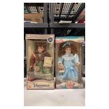 2 porcelain dolls limited edition