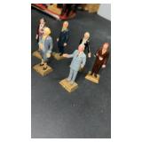 6 Marx Presidential Series 2.5ï¿½ Plastic Figures