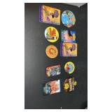 10 Pinbacks Disney Movies & more