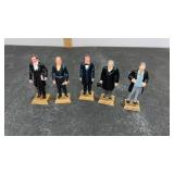 5 Marx Presidential Series 2.5ï¿½ Plastic Figures