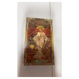 Golden art Nouveau tarot cards sealed