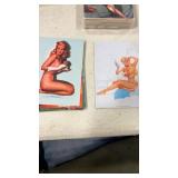Lot of 36 uncovered pinup girls collectors cards