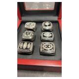 Set of 6 Oakland Raiders NFL Replica World