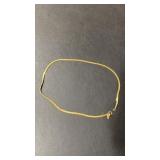 Gold tone necklace 18 inch