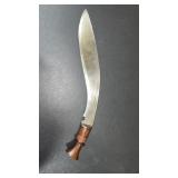 Kukri Knife with Wood Handle