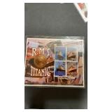R.M.S. Titanic Postage Stamps with Certificate of