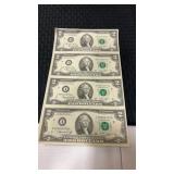 Uncut/ Uncirculated 1976. $2 bills