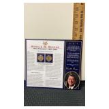 United States presidents $1 coins  Ronald W