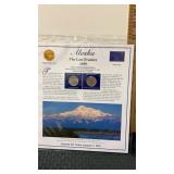 Alaska   The first statehood Quarters and stamps