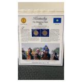 Kentucky  The first statehood Quarters and stamps