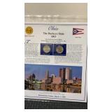 Ohio  The first statehood Quarters and stamps