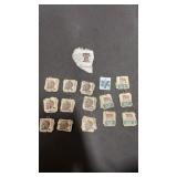 Various Postal Stamps, Franklin D. Roosevelt,