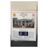 Alabama  The first statehood Quarters and stamps
