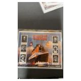 Faces of Titanic Postage Stamps with Certificate