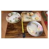 PSAG Bavaria Porcelain Platter & 2 Plates