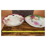 2 Porcelain Plates, 1 is Louise Bavaria Floral