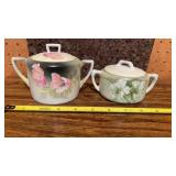 2 RS Tillowitz Covered Sugar Bowls Porcelain
