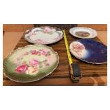4  Floral & 18th Century Plates Bavaria & Germany