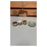 Unmarked R.S. Prussia miniature tea cups and one