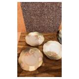 3 R.S. Germany porcelain China plates